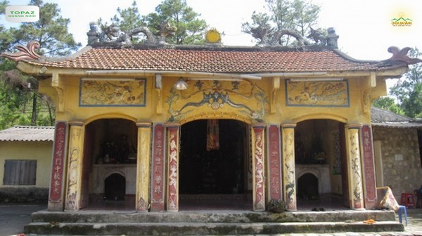 Chính điện của chùa Ba Vàng cũ