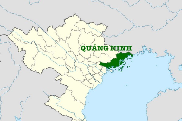 Vị trí Quảng Ninh trên bản đồ Việt Nam