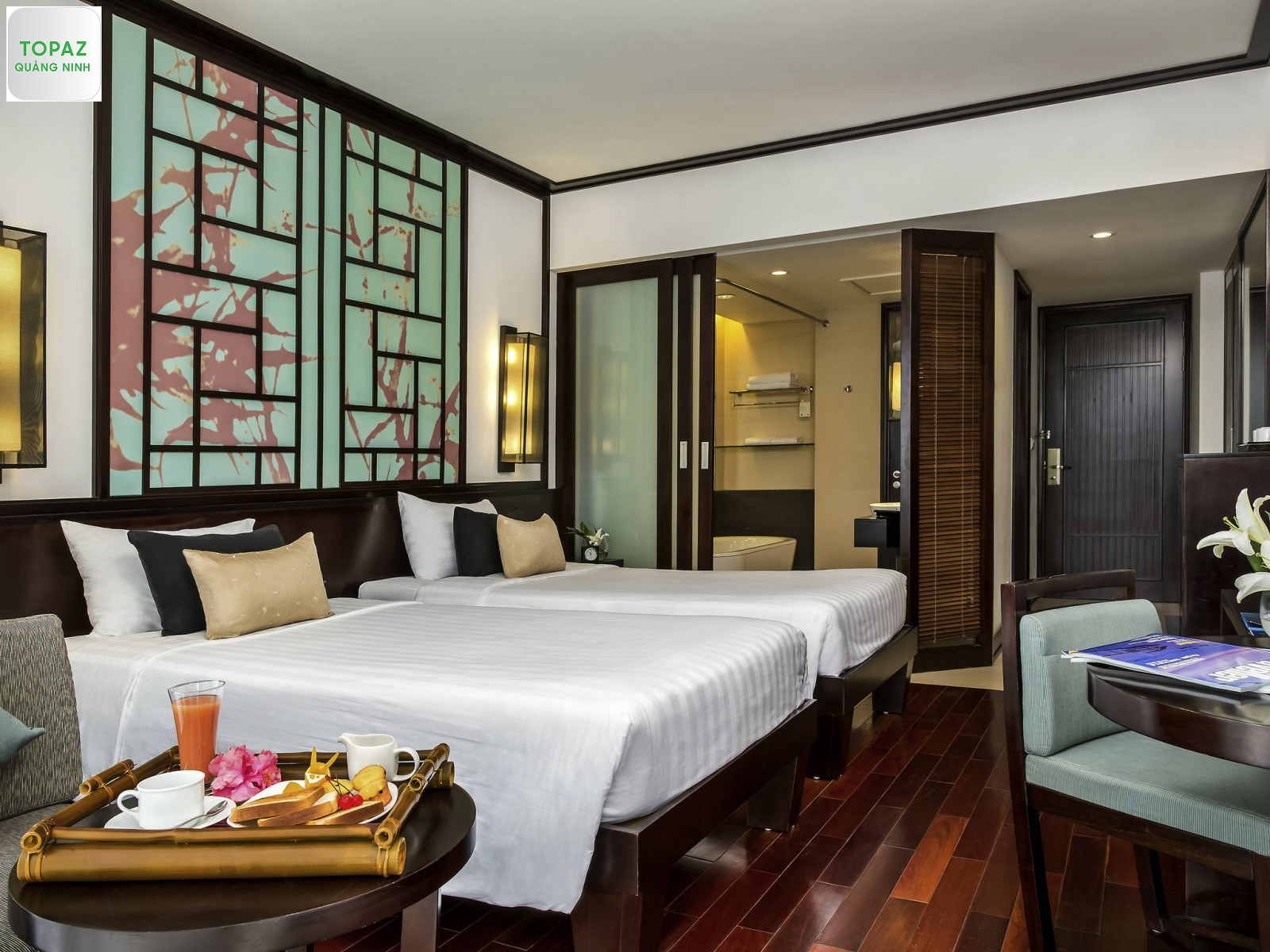 Phòng nghỉ của Hotel Novotel Ha Long Bay - Khách sạn Sun World Hạ Long