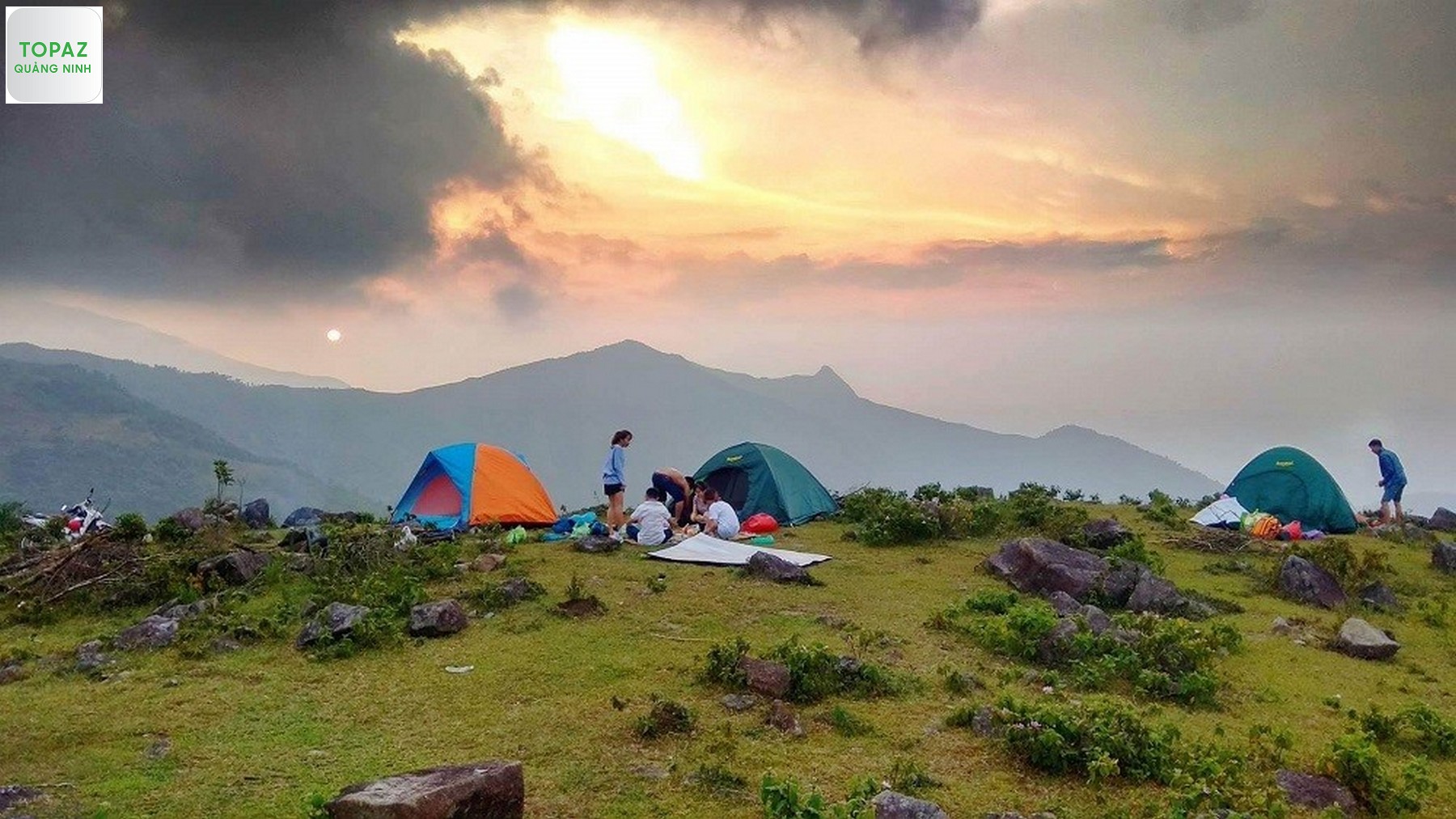 Cắm trại trên núi Cao Ly