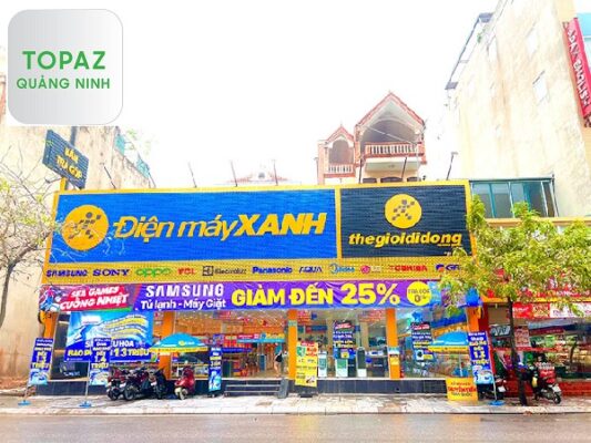 Một cơ sở của hệ thống cửa hàng Điện Máy Xanh ở Quảng Ninh