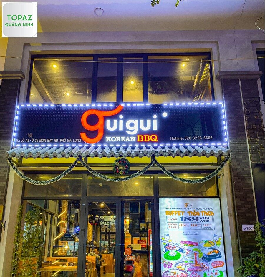 Guigui BBQ Quảng Ninh – Thưởng thức ẩm thực Hàn Quốc ngay tại Hạ Long