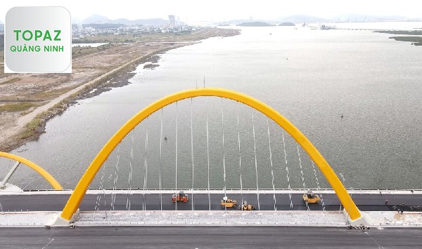 Cầu Cửa Lục 3 có tổng kinh phí đầu tư hơn 1.700 tỷ đồng từ ngân sách tỉnh