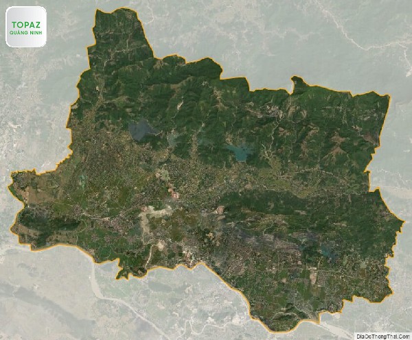 Bản đồ vệ tinh thị xã Đông Triều
