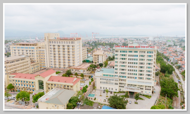 Bệnh viện Bãi Cháy - một trong những bệnh viện lớn ở phường Giếng Đáy Thành Phố Hạ Long Quảng Ninh